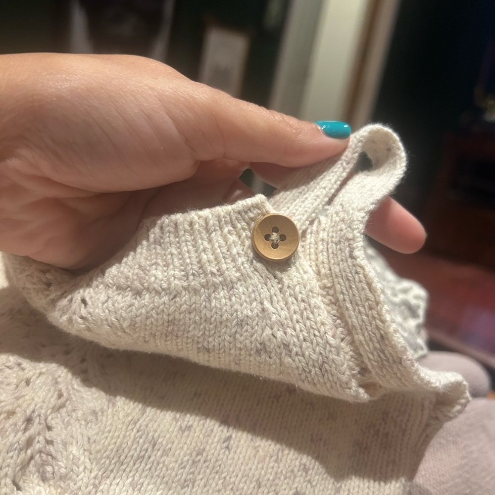 Jamie Kay Soft Cream Knit Romper - Picture 3 of 6